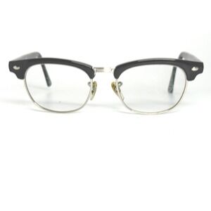 Ray-Ban Jr RJ9050S 100/71 Clubmaster Kids Sunglasses Black Silver 22003